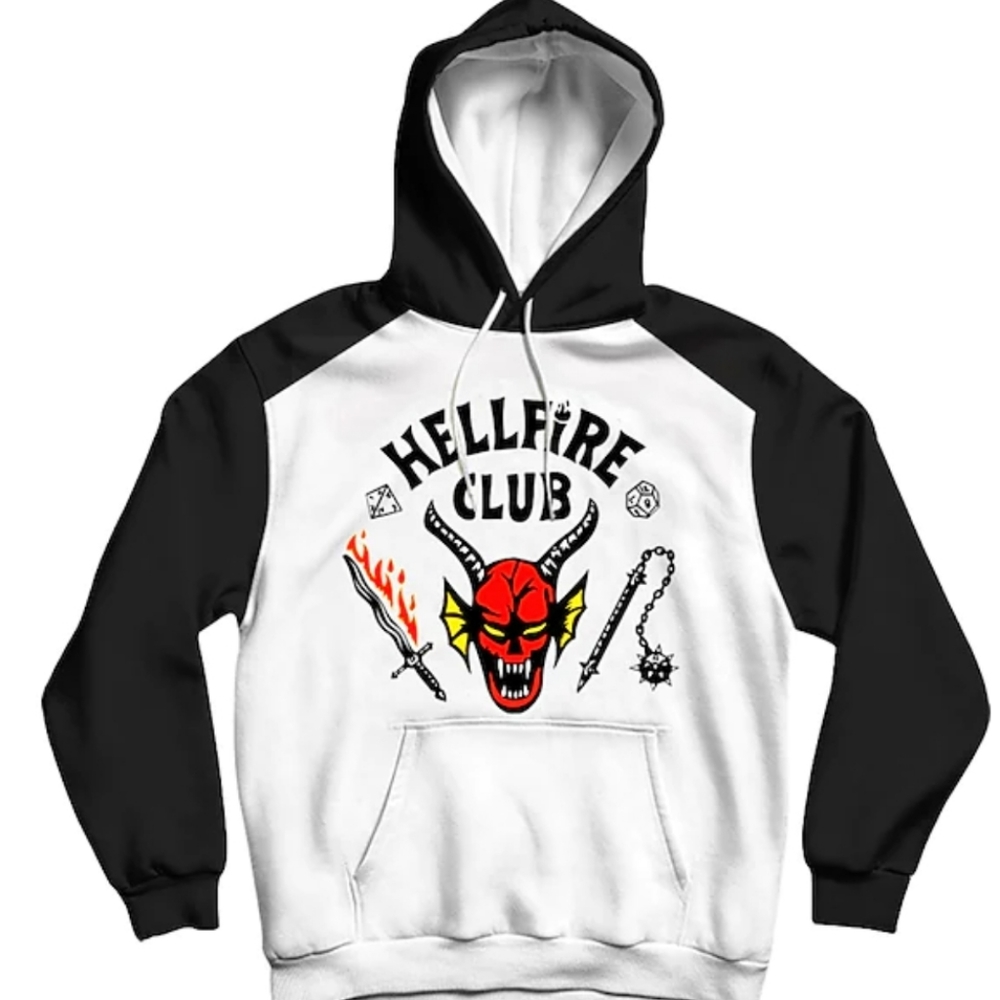 Stranger Things Hellfire Hoodie - image 1
